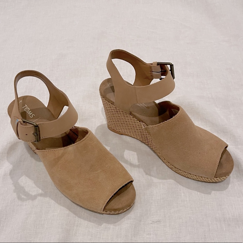 TOMS Tropez Wedges (Honey)
